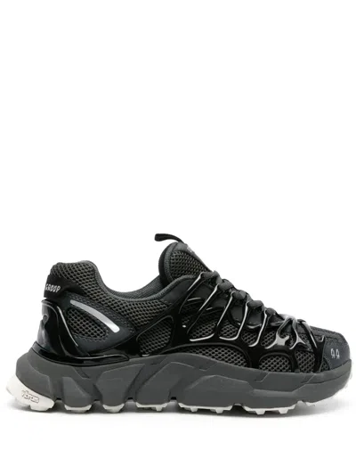 44 Label Group Symbiont 2 Caged Chunky Sneakers In Black