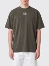 44 Label Group Cotton T-shirt With Logo In Brown