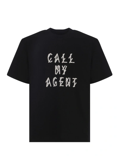 44 Label Group T-shirt  Agente Made Of Cotton In Nero
