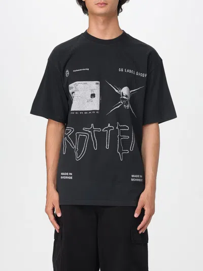 44 Label Group Black Crewneck Graphic T-shirt