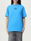 44 Label Group Solid Classic Tee In Blue