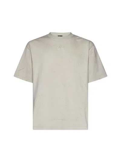 44 Label Group T-shirt In Dirty White+gyps