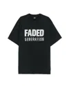 44 Label Group Faded Generation Black T-shirt