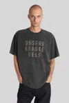 44 Label Group T-shirt In Grey Cotton In Gray
