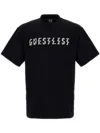44 Label Group Oversized T-shirt With Unique Stampaint Design In Black