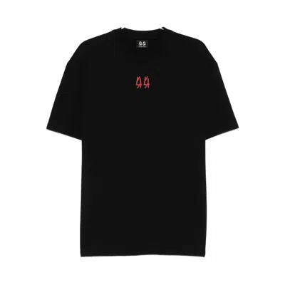 44 LABEL GROUP 44 LABEL GROUP BLACK T-SHIRTS & VESTS - T-SHIRTS MEN