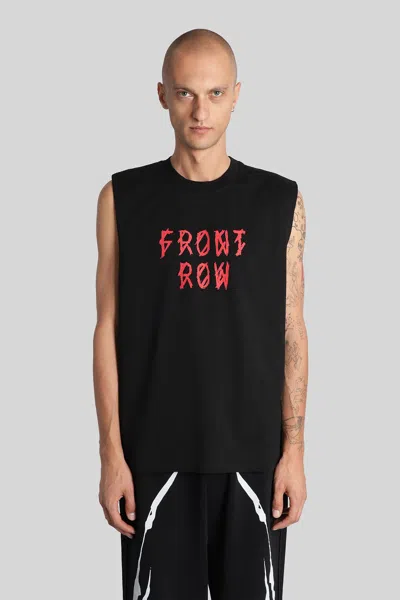44 Label Group Tank Top In Black Cotton