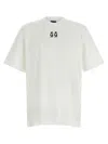 44 Label Group M White Oversized T-shirt  In White