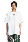 44 Label Group M White Oversized T-shirt  In White