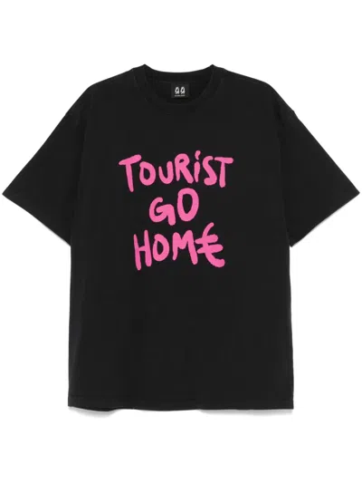 44 LABEL GROUP TEXT-PRINT T-SHIRT