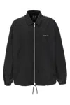 44 Label Group Tour Coach Jacket In Black
