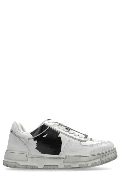 44 Label Group Polyester Sneakers In Grey