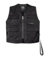 44 Label Group V-neck Sleeveless Vest In Black