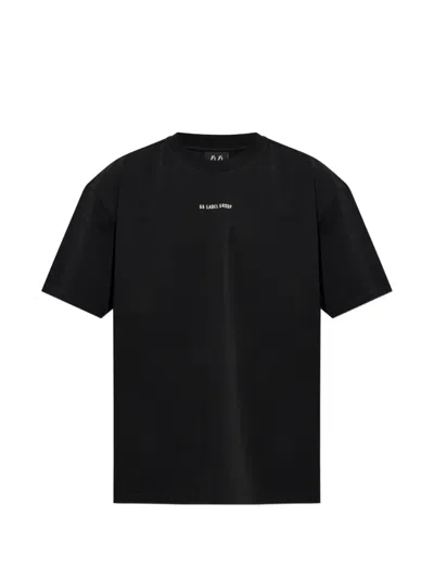 44 Label Group Valery Logo-print T-shirt In Black