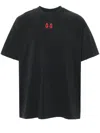 44 Label Group Man T-shirt Charcoal Size Xxl Cotton In Black
