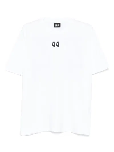 44 LABEL GROUP WHITE CREWNECK GRAPHIC T-SHIRT