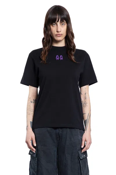 44 Label Group Woman Black T-shirts & Tank Tops
