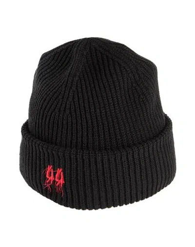 44 Label Group Woman Hat Black Size Onesize Cotton, Acrylic