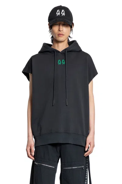 44 Label Group Xenomorph Sleeveless Hoodie In Black