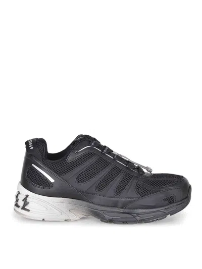 44 Label Group Sneakers   Made Of Fabric In Black