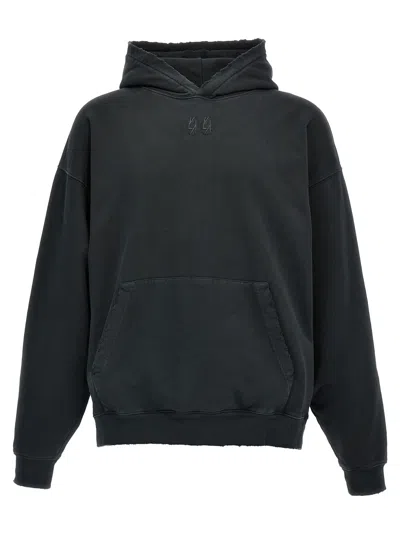 44 Label 'karanlik' Hoodie In Black