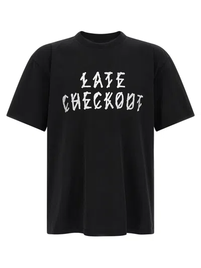 44 Label 'standard Tee' Print Co-shirt In Black