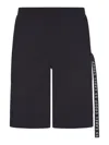 44 Labelgroup Bermuda Cargo In Technical Fabric In Black