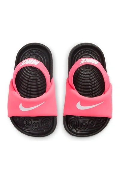 Nike Kids' Kawa Slide Sandal In 610 Dgtlpk/white