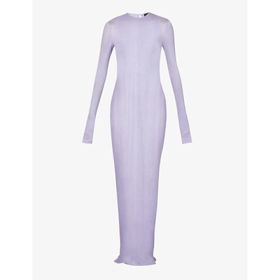 givenchy purple dress Givenchy designer dress, silk in light lilac, True Vintage