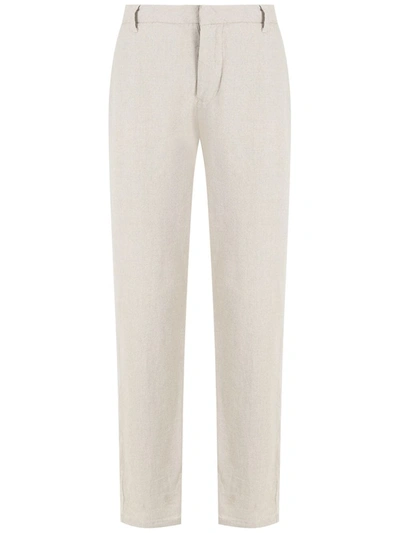 Osklen Loose-fit Linen-blend Trousers In Neutrals