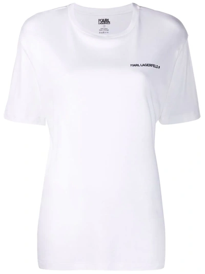 Karl Lagerfeld Logo-print Pyjama Set In White