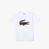 Lacoste Kids' Oversized Technical Cotton Tennis T-shirt - 10 Years In White