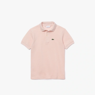 Lacoste Kids' Regular Fit Petit Piquã© Polo - 4 Years In Pink