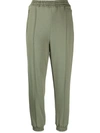 Philosophy Di Lorenzo Serafini Embroidered-logo Track Pants In Green