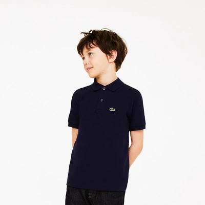 Lacoste Kids' Regular Fit Petit Piqué Polo - 3 Years In Blue