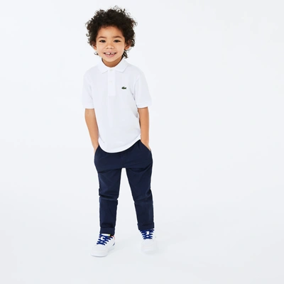 Lacoste Kidsâ Monochrome Piquã© Polo - 8 Years In White