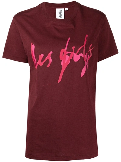 Les Girls Les Boys Logo-print T-shirt In Red