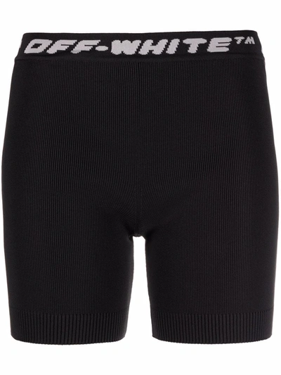 Off-white Womens Black Polyester Shorts