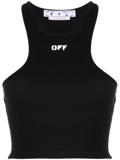 Off-white 黑色 Rowing 背心 In Black