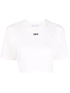 OFF-WHITE OFF-STAMP CROPPED T-SHIRT