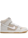 Nike Sb Dunk High Pro Iso Sneakers In White