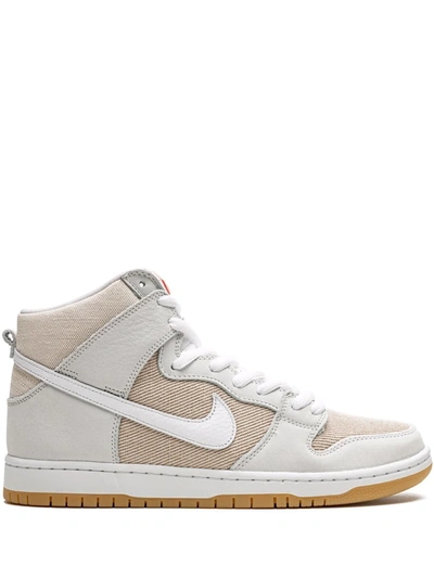 Nike Sb Dunk High Pro Iso Sneakers In White