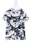 Molo Ralphie Graphic-print T-shirt In Neutrals