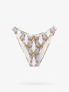 Tory Burch Abstract-print Bikini Briefs In Yellow