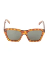 Celine 55mm Square Sunglasses In Brown Tortoise