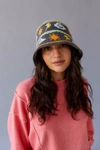 Urban Outfitters Mimi Knit Bucket Hat In Stormy