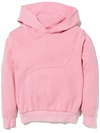 Erl Swirl-print Cotton Hoodie In Pink
