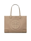 Tory Burch Ella Nylon Tote In Gray Heron