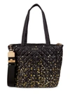 Mz Wallace Metro Quatro Star-print Quilted Tote In Ombre Star/gold