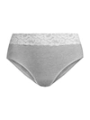 Le Mystere Organic Cotton Touch Brief In Heather Grey